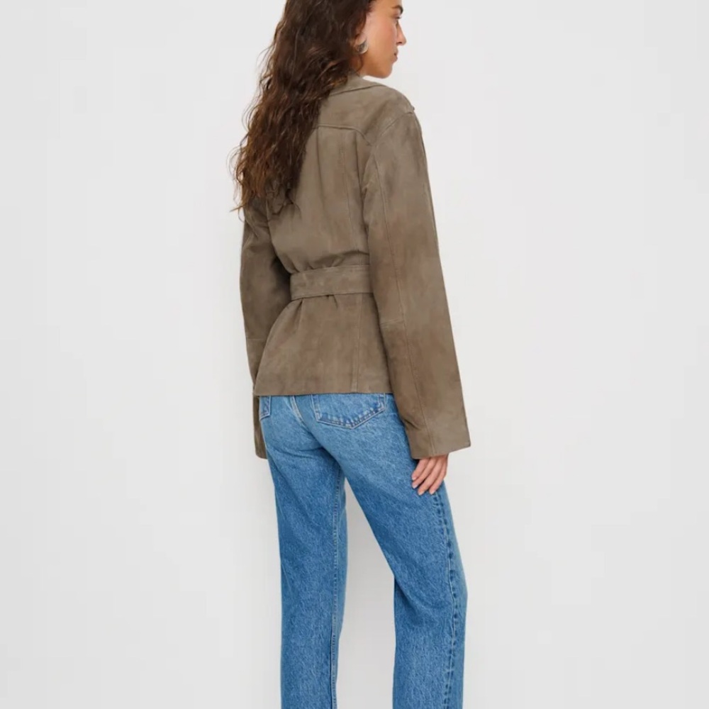 NEW NWT Reformation Veda Jaden Cropped Trench - Picture 2 of 5